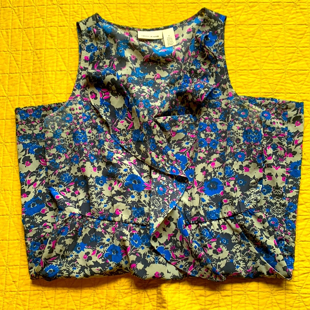DKNY SLEEVELESS MEDIUM DRESS 100% POLYESTER